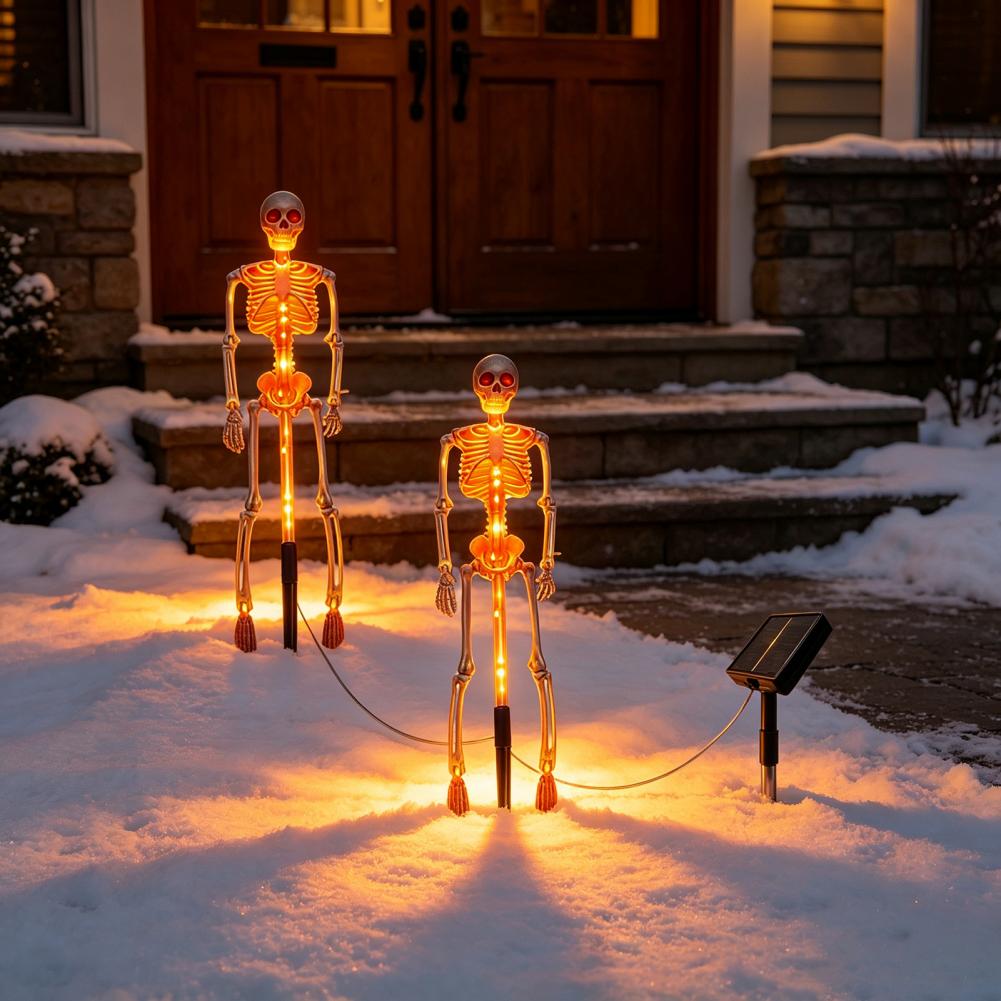 Outdoor Lighting Accent - Lampu Taman Tenaga Surya Nirkabel 3D