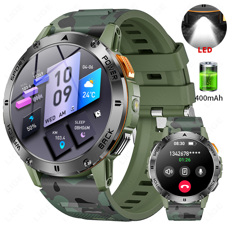 Outdoor Lighting Smart Controller - LIGE Jam Tangan Pintar Pria Kelas
