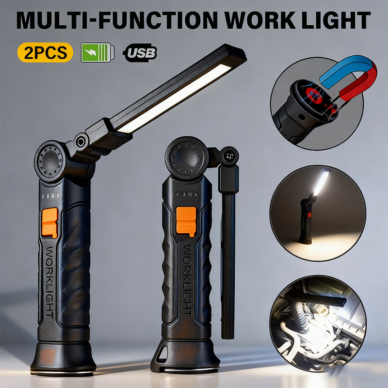Hanging Outdoor Lighting - Senter LED COB Portabel Lampu Kerja