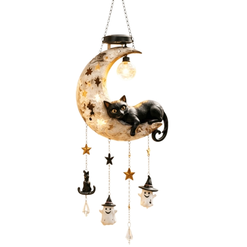 Outdoor Lighting Accent - L43A Tenaga Surya Halloween Hitam Lampu