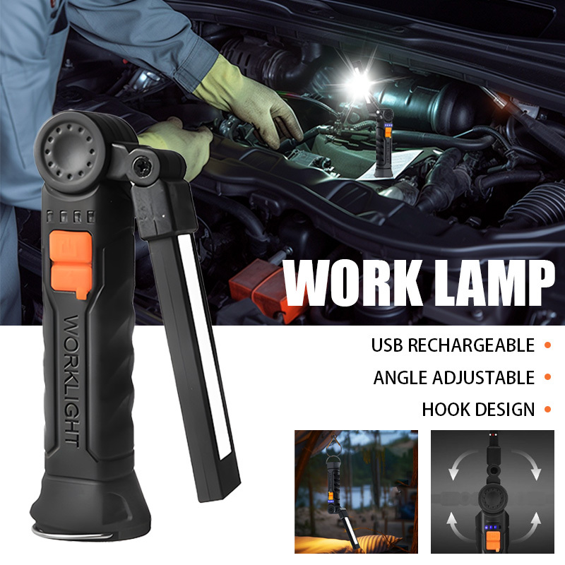 Hanging Outdoor Lighting - Senter LED COB Portabel Lampu Kerja