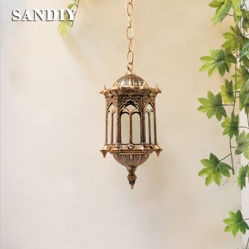 Outdoor Lighting Restaurant - SANDIY Lampu Gantung Luar Ruangan Lampu