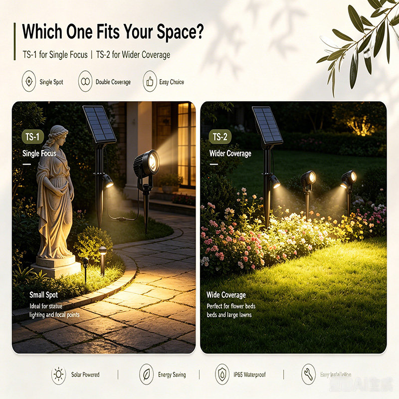 Outdoor Lighting On Trees - Lampu Taman LED Tenaga Surya Otomatis