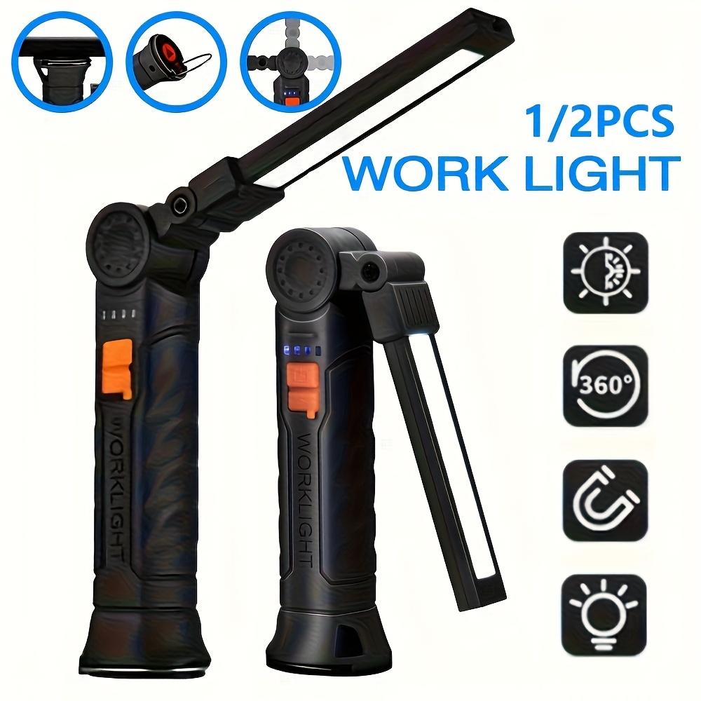 Hanging Outdoor Lighting - Senter LED COB Portabel Lampu Kerja