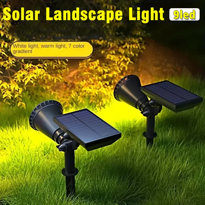 Outdoor Lighting On Trees - Lampu Sorot LED Tenaga Surya, Lampu