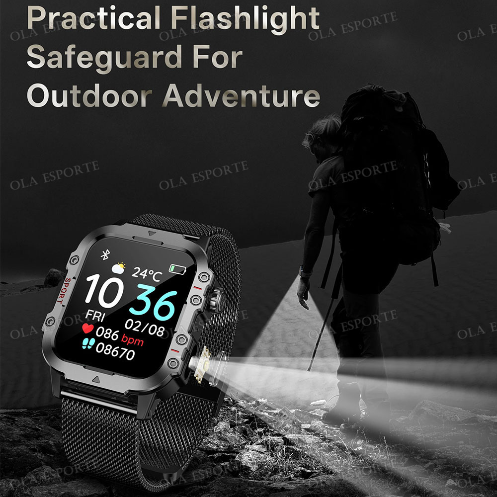 Jam Tangan Pintar Militer Outd - Outdoor Lighting Smart Controller ulasan dan harga