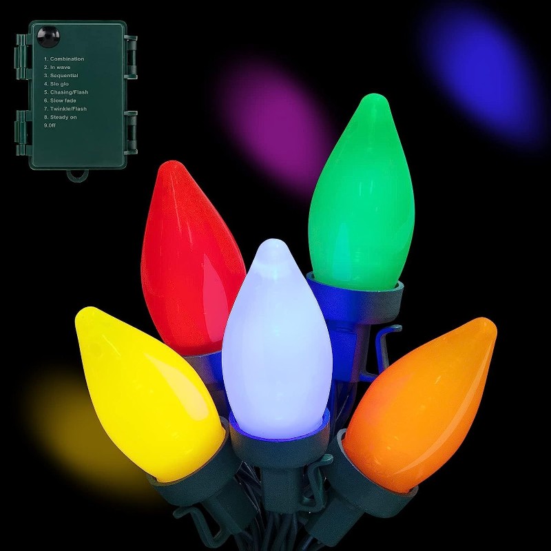 Lampu Tali LED Multi-Warna ABL - Outdoor Lighting On Trees ulasan dan harga