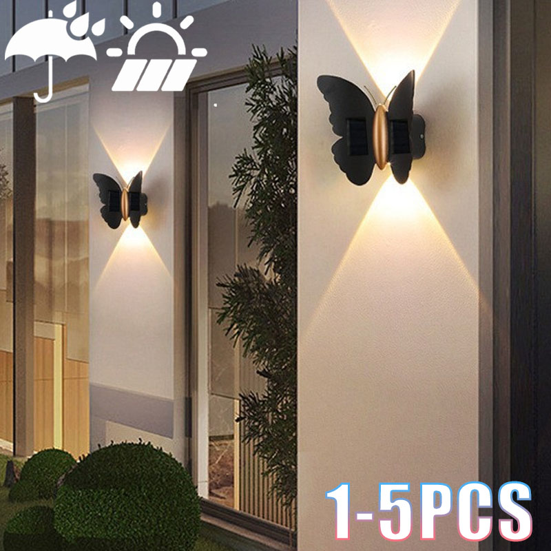 1-5 Buah Lampu Dinding Kupu-ku - Outdoor Lighting Accent ulasan dan harga