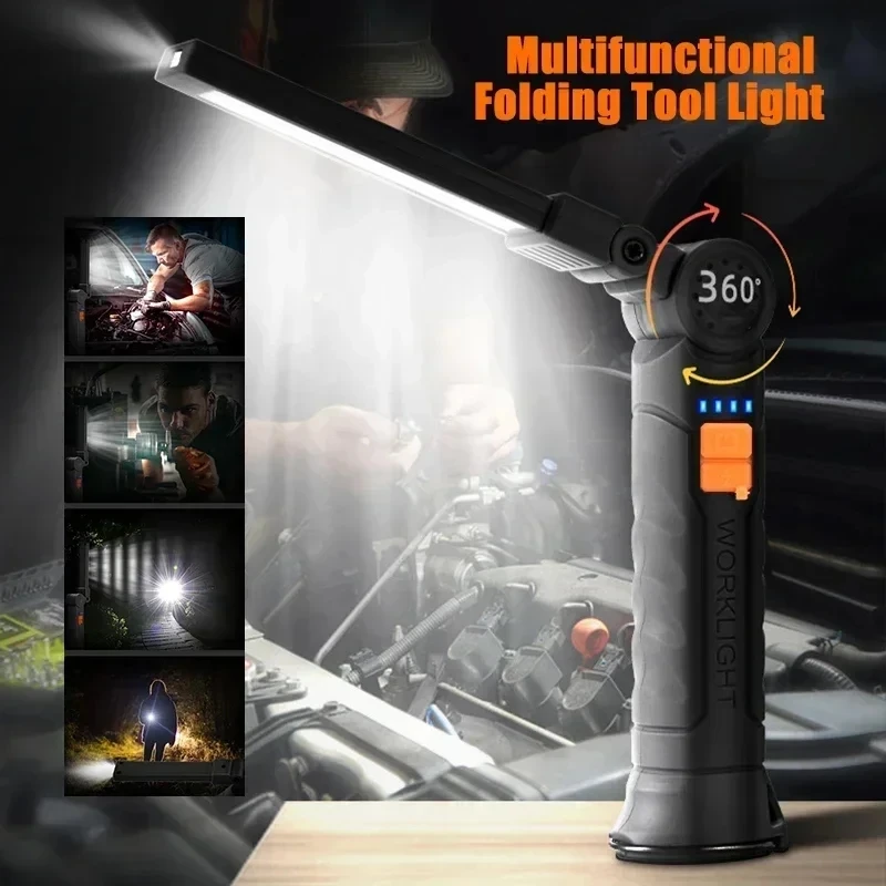 Senter LED COB Portabel Lampu  - Hanging Outdoor Lighting ulasan dan harga