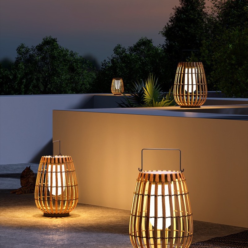 Lampu Lantai LED Rotan Tenaga  - Outdoor Lighting Accent ulasan dan harga