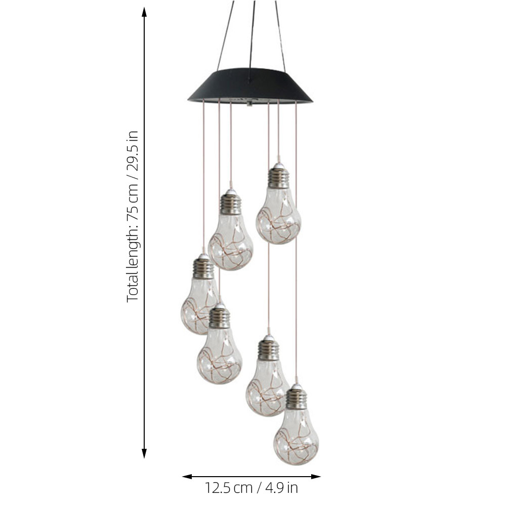 6 Lampu Lonceng Angin Tenaga S - Outdoor Lighting On Trees ulasan dan harga