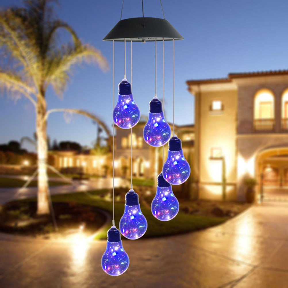 6 Lampu Lonceng Angin Tenaga S - Outdoor Lighting On Trees ulasan dan harga