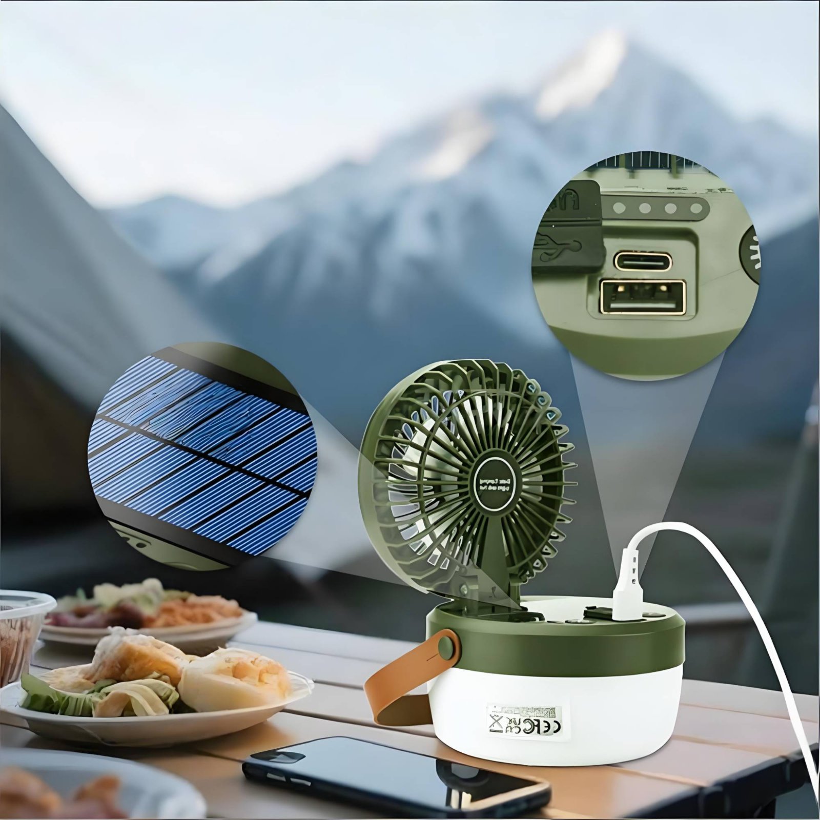 Lampu Kipas Tenaga Surya untuk - Hanging Outdoor Lighting ulasan dan harga