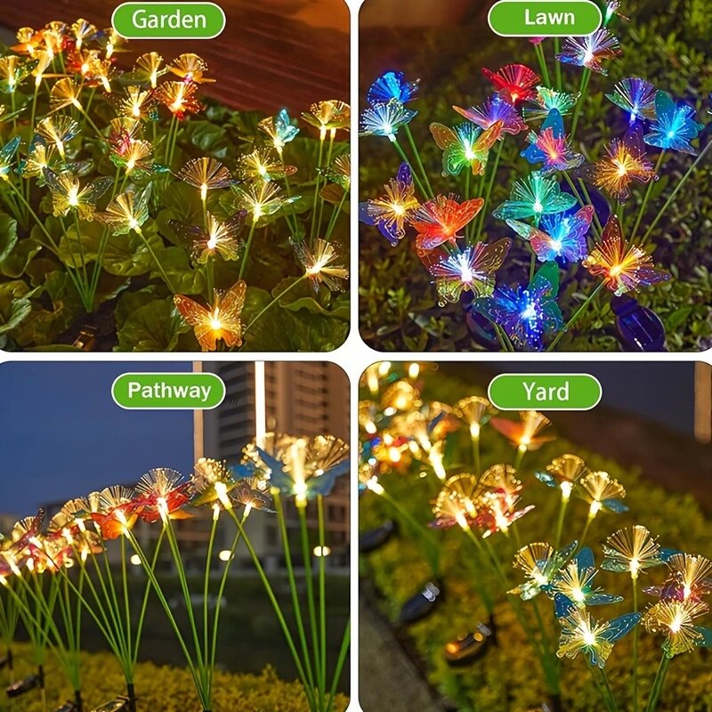 1 Buah Lampu Kupu-kupu Serat O - Outdoor Lighting Yard Ideas ulasan dan harga