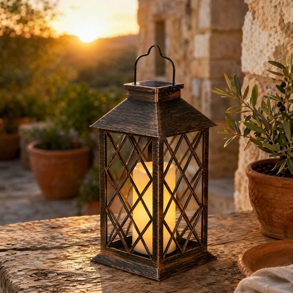 Lentera Surya Retro, Lentera L - Hanging Outdoor Lighting ulasan dan harga