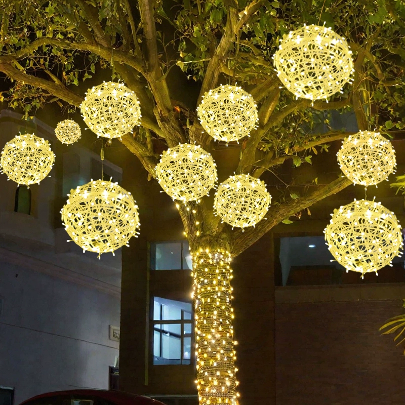 Lampu Bola Luar Ruangan Gantun - Outdoor Lighting On Trees ulasan dan harga
