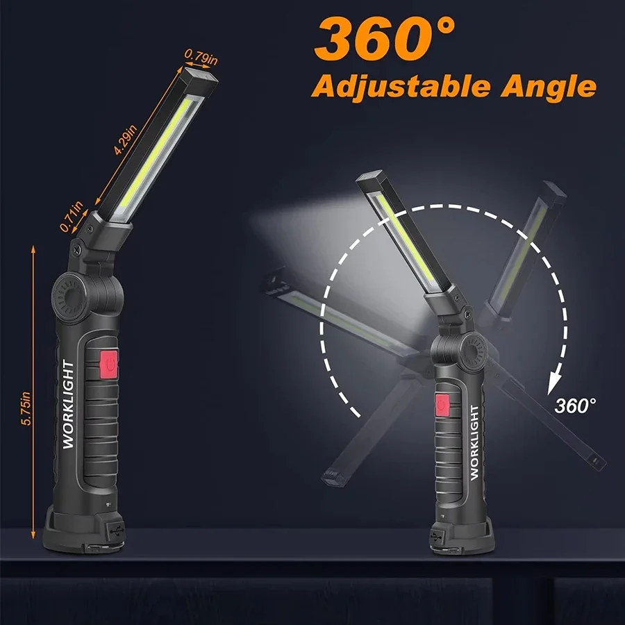 Senter LED COB Portabel Baru,  - Hanging Outdoor Lighting ulasan dan harga