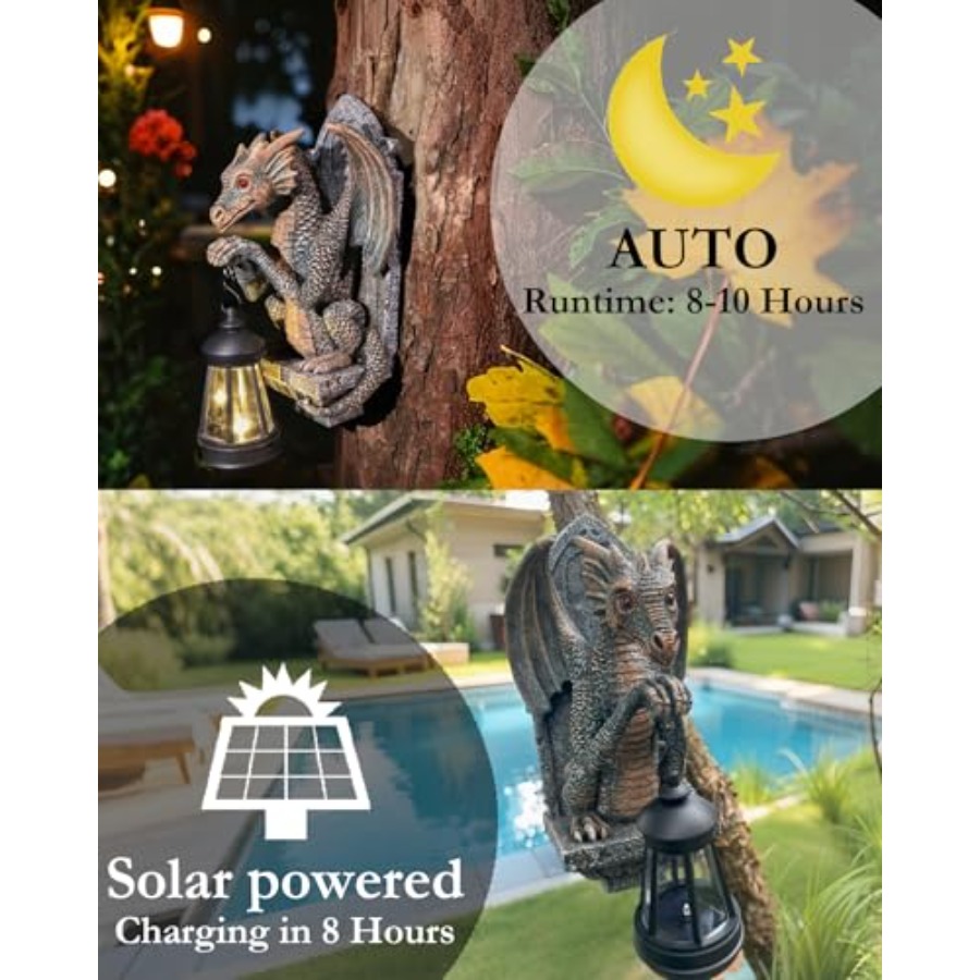 Lentera Tenaga Surya Patung Na - Outdoor Lighting On Trees ulasan dan harga