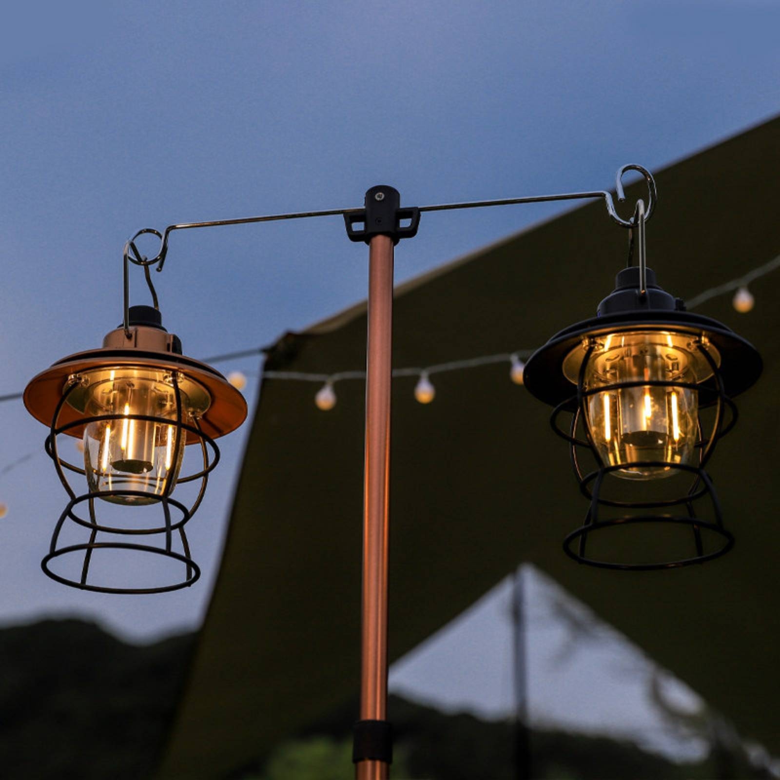 Penyangga Tripod dengan Pengai - Hanging Outdoor Lighting ulasan dan harga