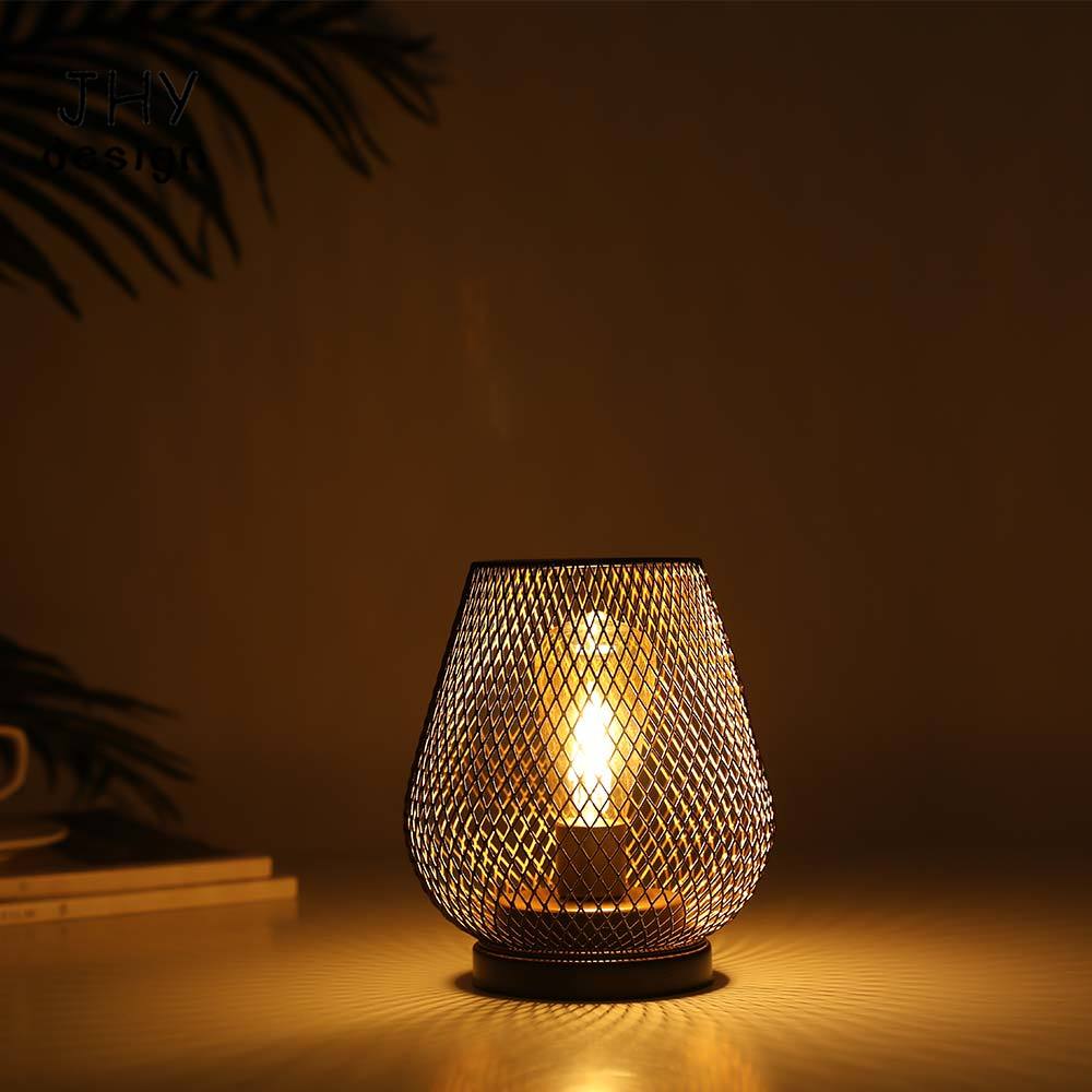 Lampu meja sangkar logam lampu - Outdoor Lighting Accent ulasan dan harga